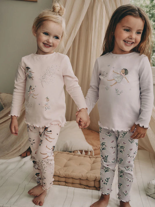 |Girl| Pacote Com 2 Pijamas Fairy Snuggle Rosa/Roxo (9 meses a 12 anos)