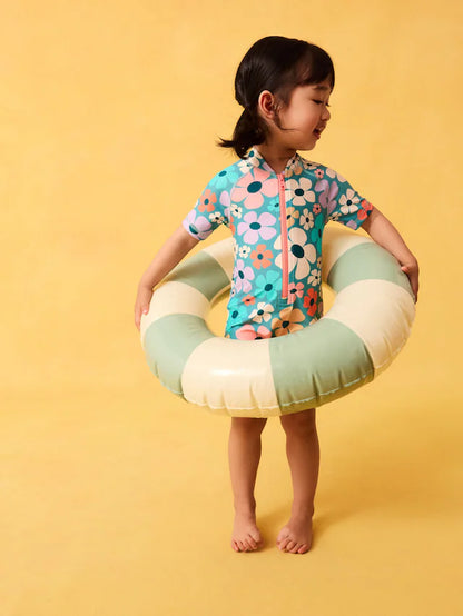 |Girl| Maiô Stampy Floral Sunsafe (3 meses a 10 anos)