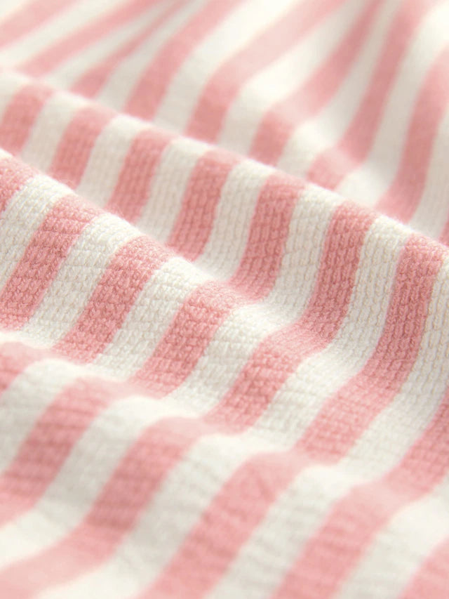 |Girl| Calças Largas Listradas Rosa (3 meses a 7 anos)