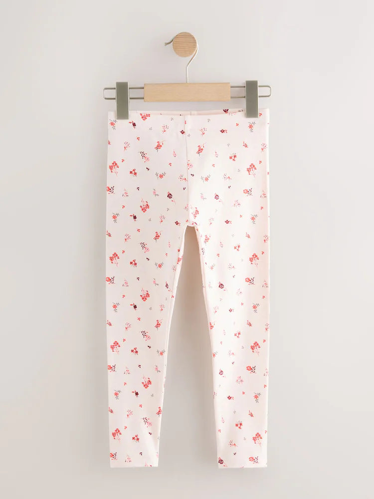 |BigGirl| Pacote Com 5 Leggings Xadrez Vermelho/azul (3-16 anos)