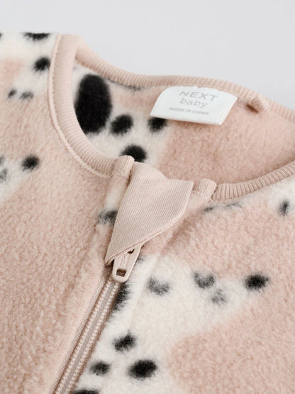 |BabyBoy| Macacão De Dormir Neutro Com Zíper Bidirecional Em Microfibra Para Bebês, Pacote com 2