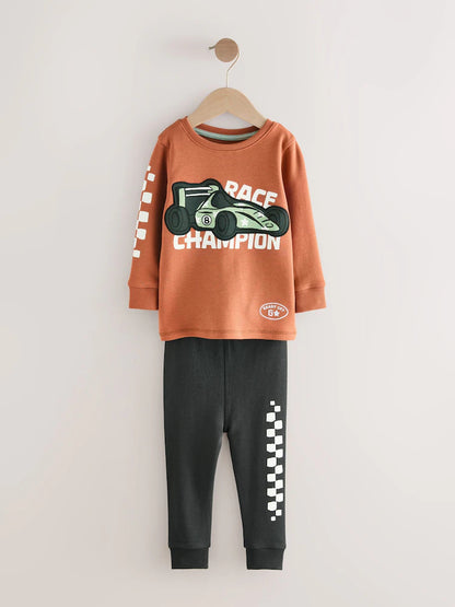 |Boy| Pacote Com 3 Pijamas Snuggle Azul/Verde (9 meses a 10 anos)