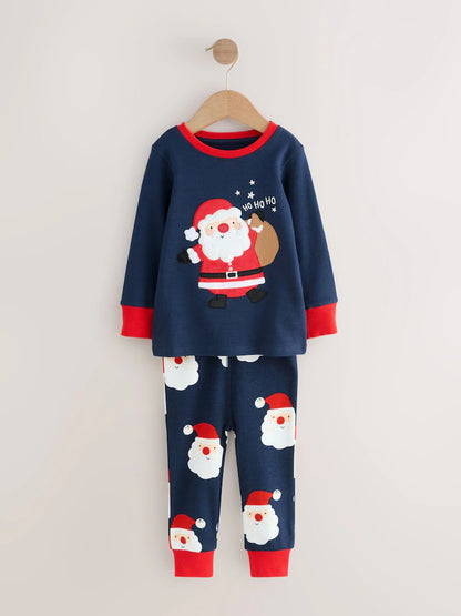 |Boy| Pijama De Natal Navy Single Snuggle (9 meses a 12 anos)