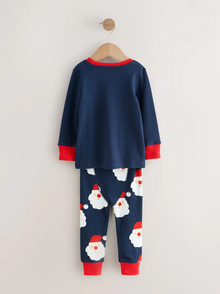|Boy| Pijama De Natal Navy Single Snuggle (9 meses a 12 anos)