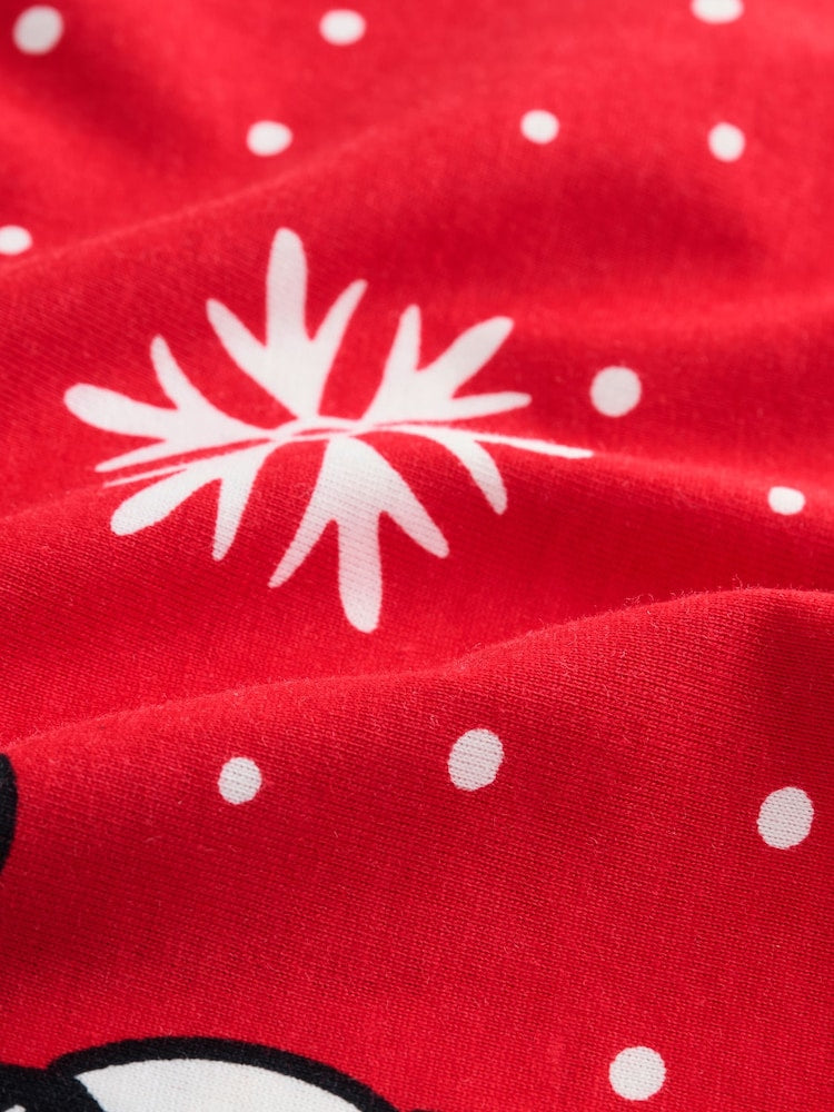 |BigBoy| Pijama De Natal Com Estampa De Papai Noel Vermelho (3-16 anos)