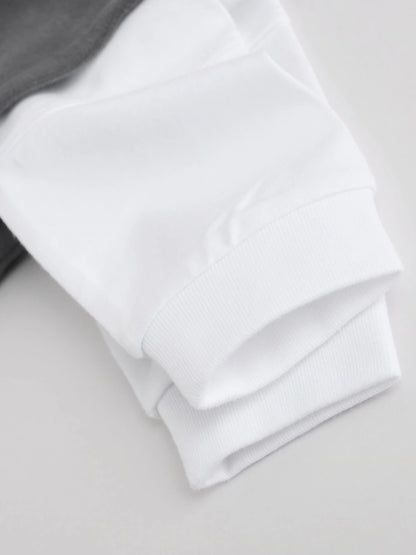 |BabyBoy| Conjunto De Colete e Leggings Cinza Little Man Baby (0 meses a 2 anos)