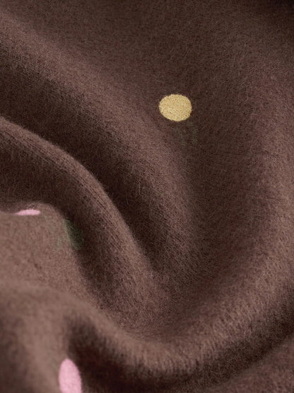 |Girl| Blusa De Gola Longa Marrom Chocolate (3 meses a 7 anos)