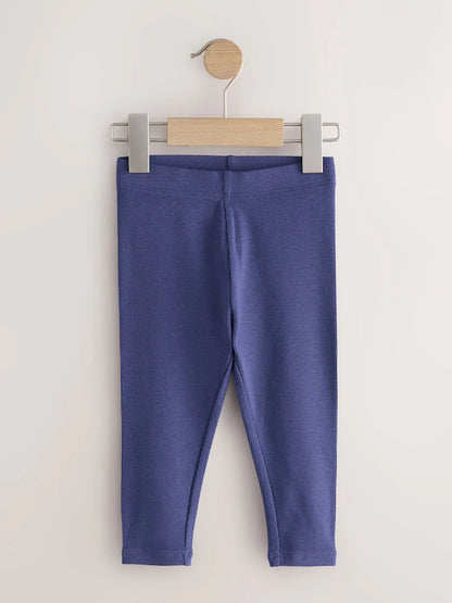 |Girl| Pacote Com 5 Leggings Caneladas Rosa (3 meses a 7 anos)