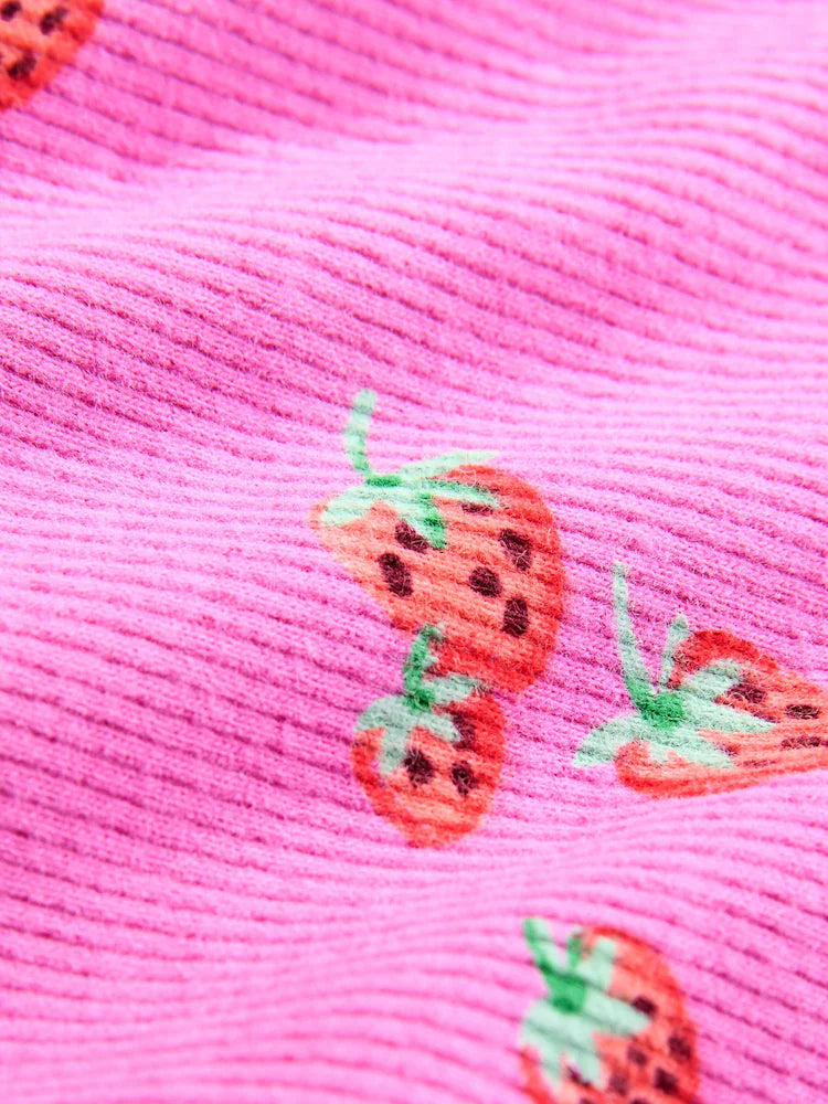 |Girl| Pacote Com 5 Leggings Caneladas Rosa (3 meses a 7 anos)