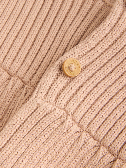 |BabyGirl| Conjunto De 3 Peças De Colete, Blusa De Manga Comprida e Leggings De Malha Neutro cereja para bebê