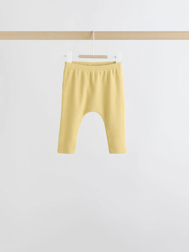 |BabyGirl| Conjunto De Blusa e Leggings De Manga Comprida Cru, 6 Peças (0 meses a 3 anos)