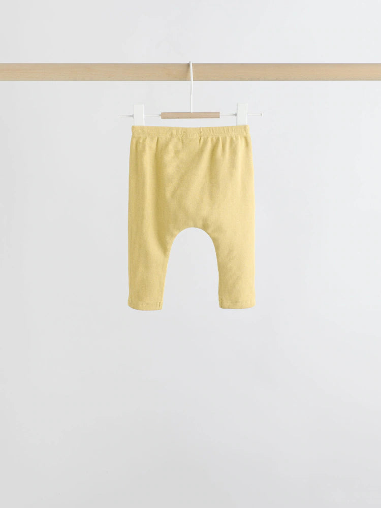 |BabyGirl| Conjunto De Blusa e Leggings De Manga Comprida Cru, 6 Peças (0 meses a 3 anos)