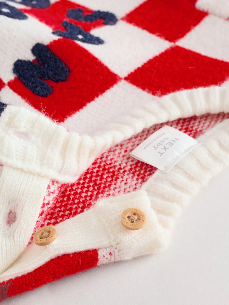 |BabyBoy| Conjunto De Macacão e Legging Xadrez Vermelho Para Bebê (0 meses a 2 anos)