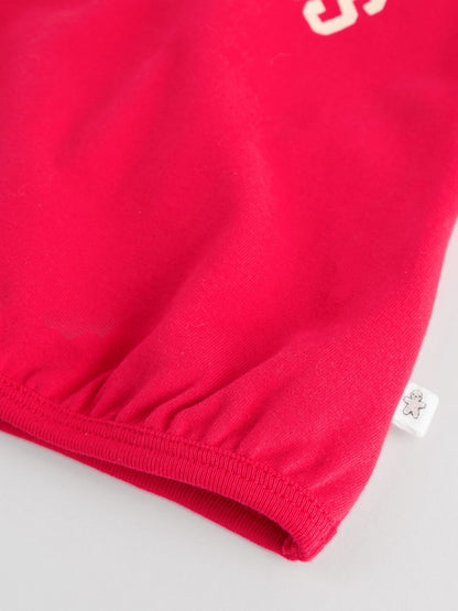 |BabyBoy| Conjunto De Camiseta e Legging Vermelha De Natal Para Bebê (0-18 meses)