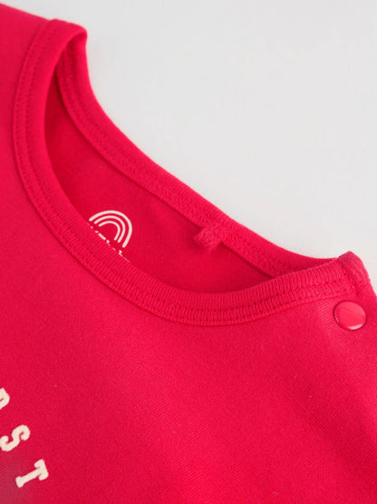 |BabyBoy| Conjunto De Camiseta e Legging Vermelha De Natal Para Bebê (0-18 meses)