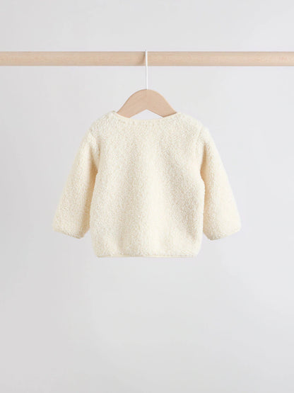 |BabyBoy| Conjunto De Blusa e Leggings De Lã Para Bebês Com Estampa De Rena Neutra (0 meses a 2 anos)