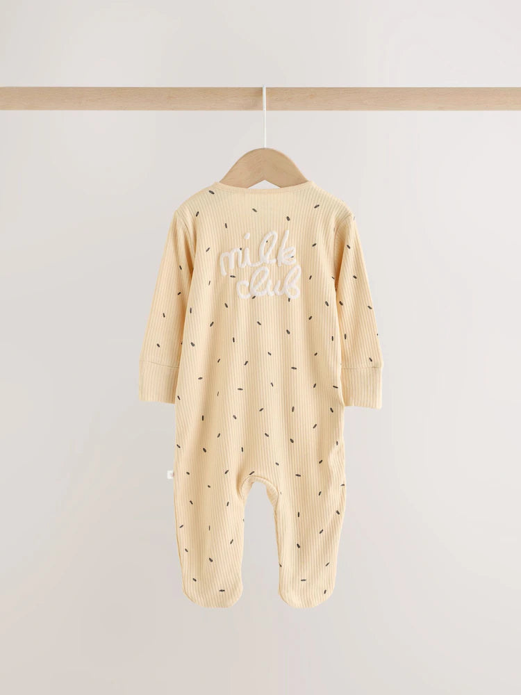 |BabyGirl| Kit com 3 Macacões de Bebê Rosa com Zíper Bidirecional (0 meses a 3 anos)