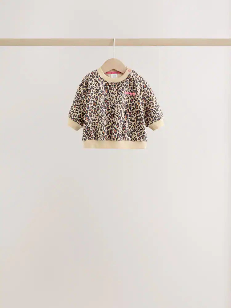 |BabyGirl| Kit com 6 Conjuntos de Bebê (Moletom Estampado e Legging) – 0 meses a 2 anos