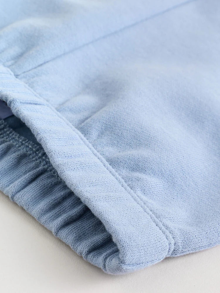 |BabyBoy| Conjunto De Suéter e Calça De Moletom Azul Para Bebê (0 meses a 2 anos)