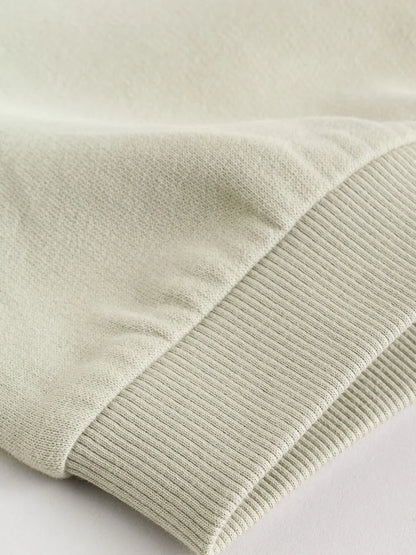 |BabyBoy| Conjunto De Suéter e Calça De Moletom Verde Sálvia Para Bebê (0 meses a 2 anos)