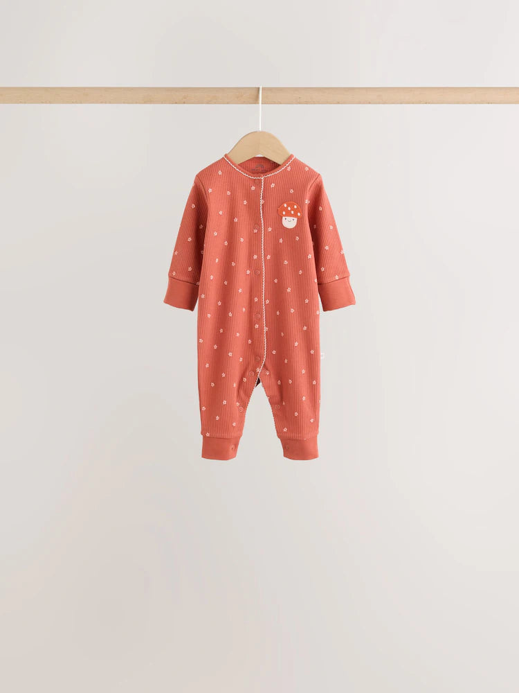 |BabyGirl| Kit Com 4 Macacões De Bebé com Estampado Floral Variado (0 meses a 3 anos)