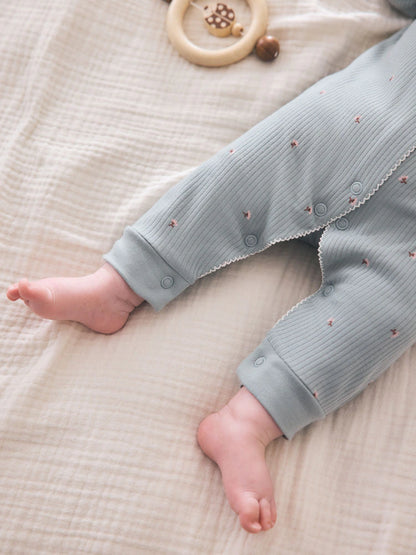 |BabyGirl| Kit Com 4 Macacões De Bebé com Estampado Floral Variado (0 meses a 3 anos)