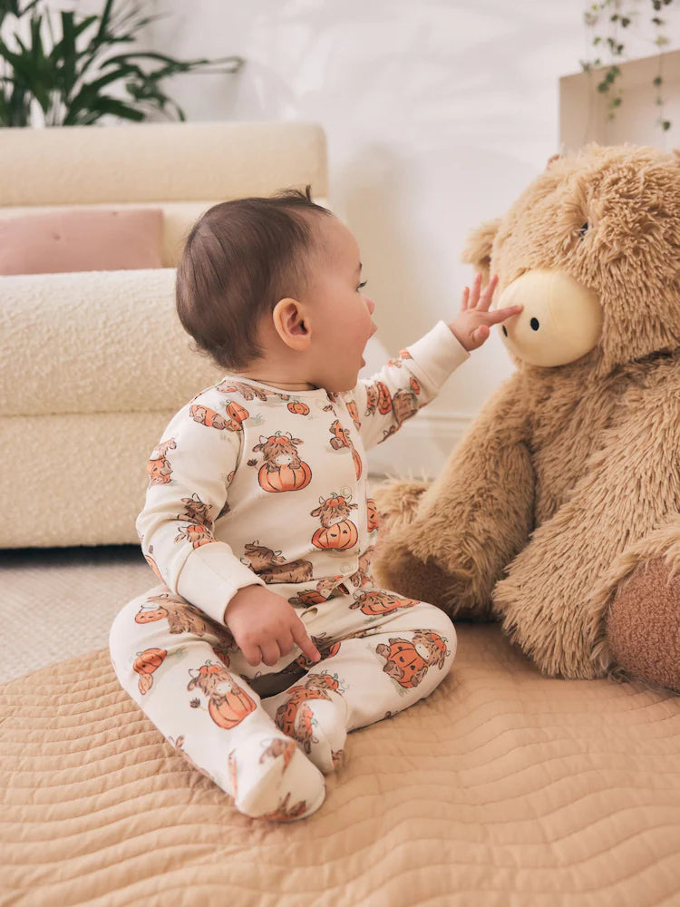 |BabyGirl| Macacão de Bebê Hamish Neutro para Halloween (0 meses a 2 anos)