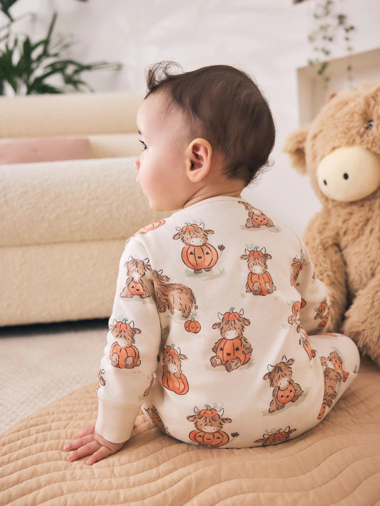 |BabyGirl| Macacão de Bebê Hamish Neutro para Halloween (0 meses a 2 anos)