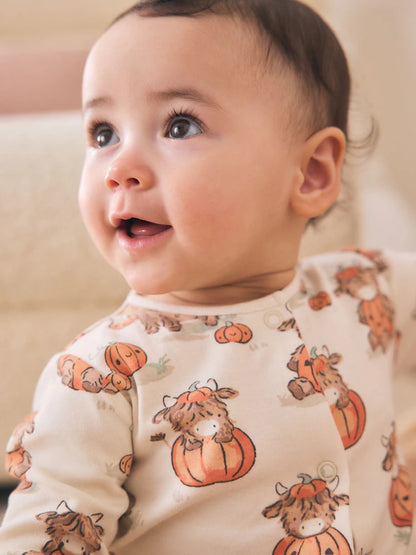 |BabyGirl| Macacão de Bebê Hamish Neutro para Halloween (0 meses a 2 anos)