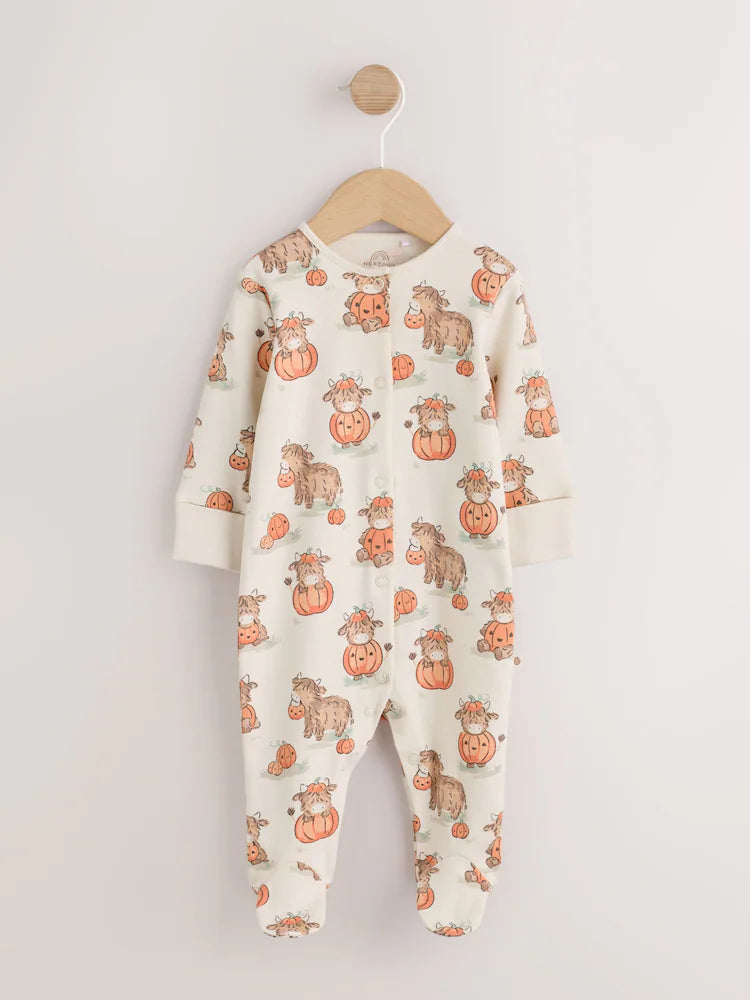 |BabyGirl| Macacão de Bebê Hamish Neutro para Halloween (0 meses a 2 anos)