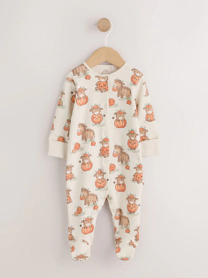 |BabyGirl| Macacão de Bebê Hamish Neutro para Halloween (0 meses a 2 anos)