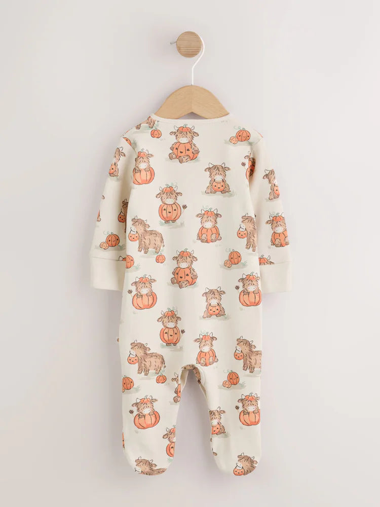 |BabyGirl| Macacão de Bebê Hamish Neutro para Halloween (0 meses a 2 anos)