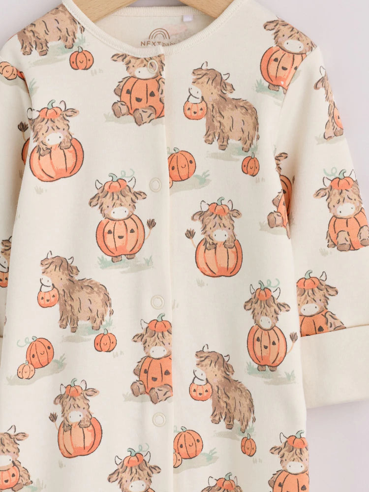 |BabyGirl| Macacão de Bebê Hamish Neutro para Halloween (0 meses a 2 anos)