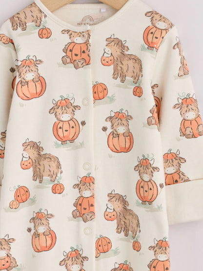 |BabyGirl| Macacão de Bebê Hamish Neutro para Halloween (0 meses a 2 anos)