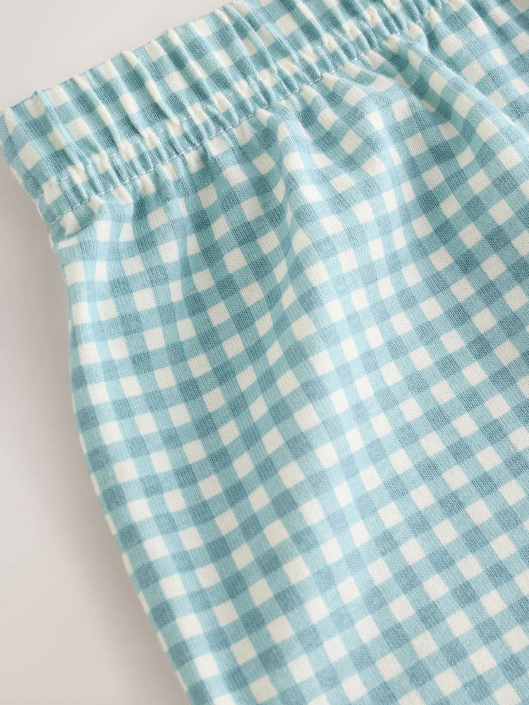 |Boy| Conjunto De 3 Pijamas Curtos Com Estampa Animal Nas Cores Marrom, Creme e Verde-sálvia (9 meses a 8 anos)