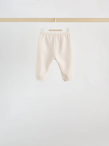 |BabyGirl| Conjunto de Moletom Rosa (Blusa e Calça Jogger) (0 meses a 3 anos)
