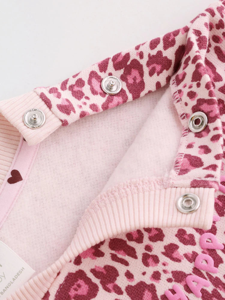 |BabyGirl| Conjunto De 6 Peças De Suéter e Leggings Com Estampa De Animal Para Bebês (0 meses a 2 anos)