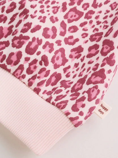 |BabyGirl| Conjunto De 6 Peças De Suéter e Leggings Com Estampa De Animal Para Bebês (0 meses a 2 anos)