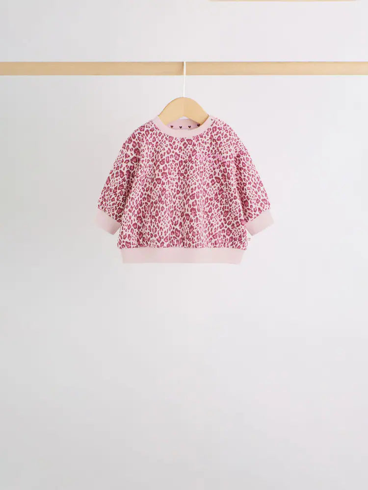 |BabyGirl| Conjunto De 6 Peças De Suéter e Leggings Com Estampa De Animal Para Bebês (0 meses a 2 anos)