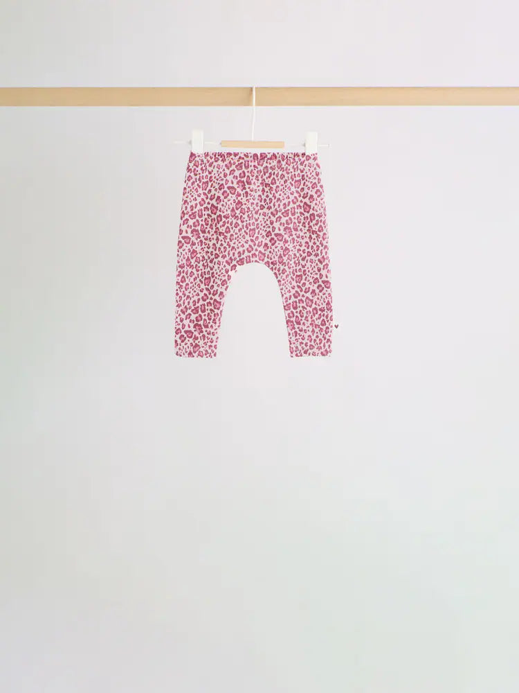|BabyGirl| Conjunto De 6 Peças De Suéter e Leggings Com Estampa De Animal Para Bebês (0 meses a 2 anos)