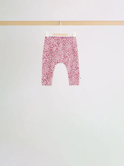 |BabyGirl| Conjunto De 6 Peças De Suéter e Leggings Com Estampa De Animal Para Bebês (0 meses a 2 anos)
