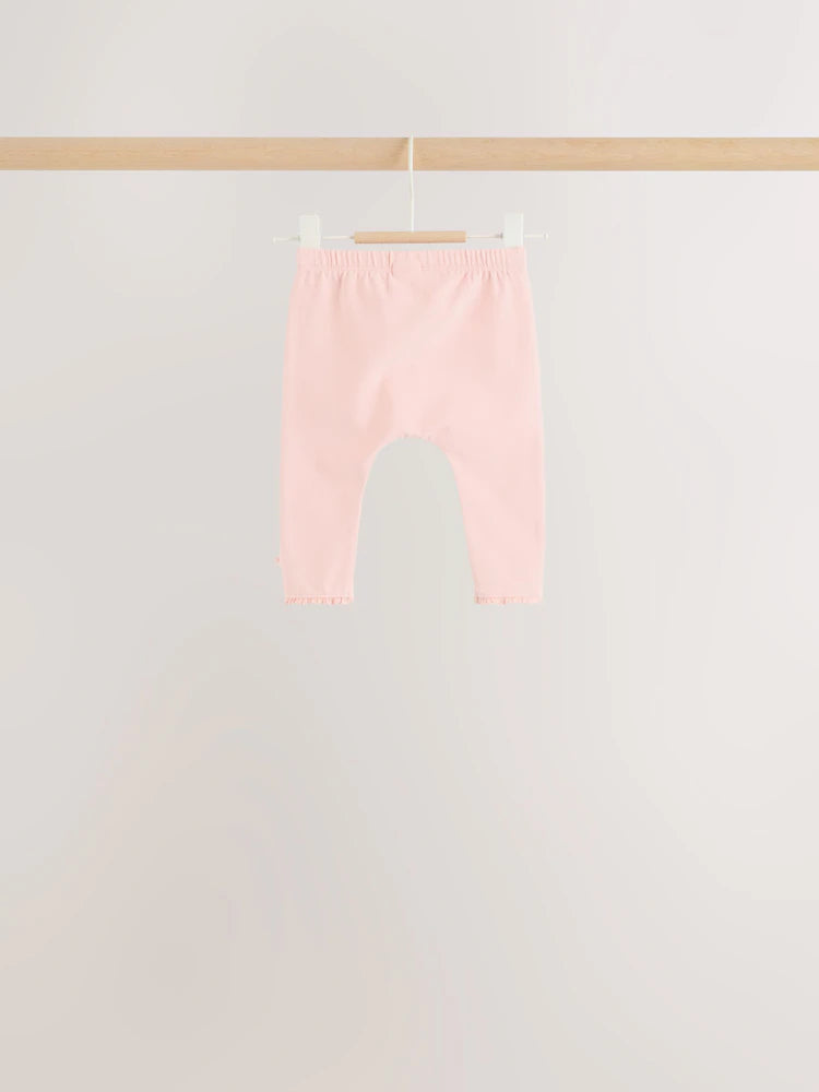 |BabyGirl| Conjunto De 6 Peças Para Bebê: Camiseta De Manga Longa e Legging (tema: ratinha fada rosa) – tamanhos de 0 meses a 2 anos
