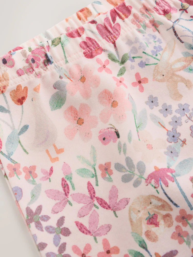 |BabyGirl| Conjunto De 6 Peças Para Bebê: Camiseta De Manga Longa e Legging (tema: ratinha fada rosa) – tamanhos de 0 meses a 2 anos