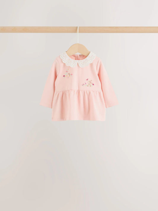 |BabyGirl| Conjunto De 6 Peças Para Bebê: Camiseta De Manga Longa e Legging (tema: ratinha fada rosa) – tamanhos de 0 meses a 2 anos