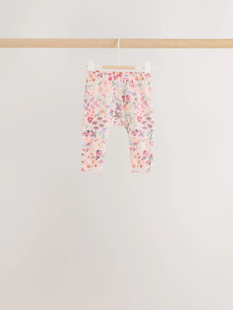 |BabyGirl| Conjunto De 6 Peças Para Bebê: Camiseta De Manga Longa e Legging (tema: ratinha fada rosa) – tamanhos de 0 meses a 2 anos