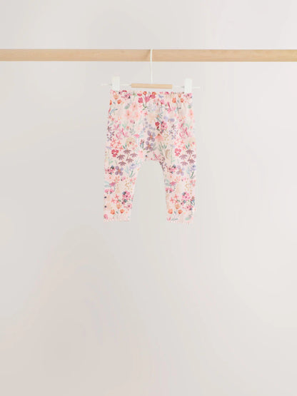 |BabyGirl| Conjunto De 6 Peças Para Bebê: Camiseta De Manga Longa e Legging (tema: ratinha fada rosa) – tamanhos de 0 meses a 2 anos