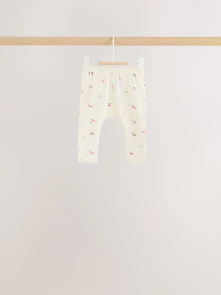 |BabyGirl| Conjunto De 6 Peças Para Bebê: Camiseta De Manga Longa e Legging (tema: ratinha fada rosa) – tamanhos de 0 meses a 2 anos
