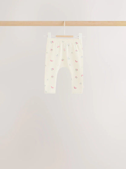 |BabyGirl| Conjunto De 6 Peças Para Bebê: Camiseta De Manga Longa e Legging (tema: ratinha fada rosa) – tamanhos de 0 meses a 2 anos