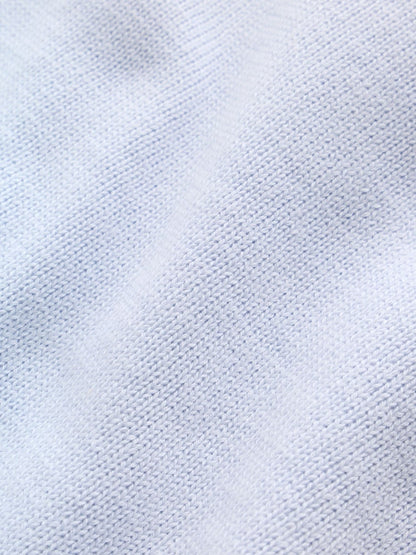 |BabyBoy| Conjunto de Bebê com Colete de Tricô Azul, Body e Calça (0 meses a 3 anos)