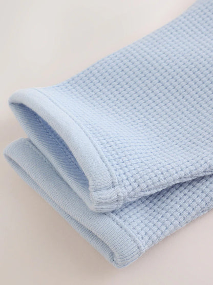 |BabyBoy| Conjunto De 6 Peças Com Blusa e Legging De Dinossauro Azul Para Bebês (0 meses a 3 anos)